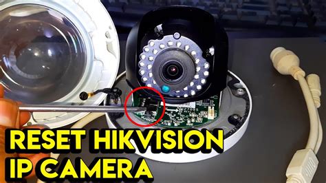 Locate the <b>reset</b> button on the Camera. . Hikvision reset